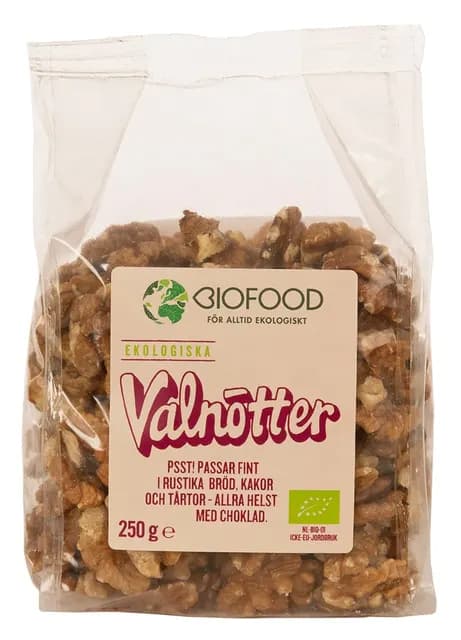 Biofood Valnötter 250 g