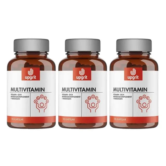 Upgrit Multivitamin 90 kapslar 3-pack