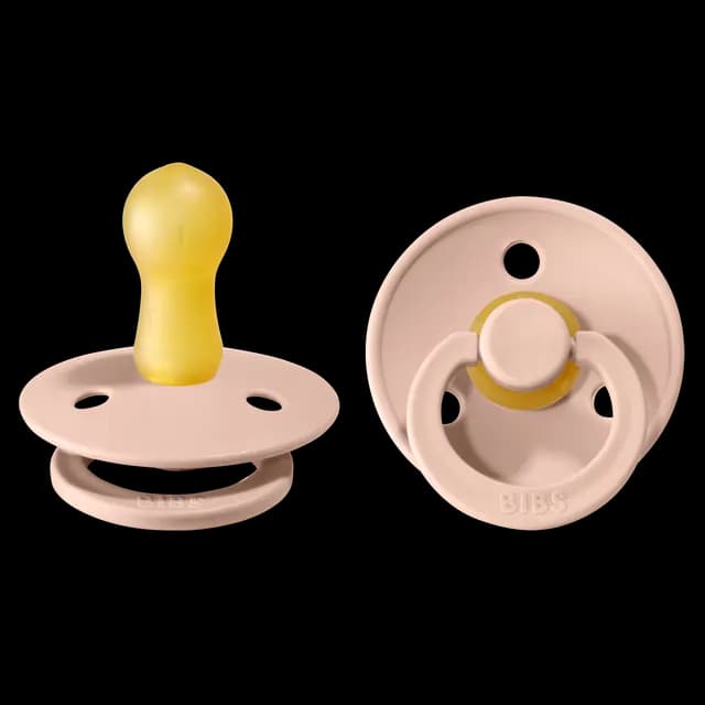 BIBS Colour Latex Size 2 Blush/Blush 2-pack