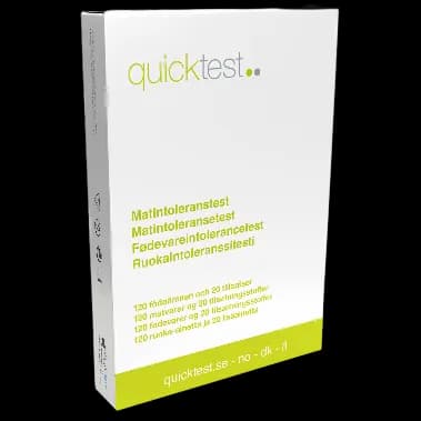 Quicktest Matintoleranstest 140 ämnen 1 st