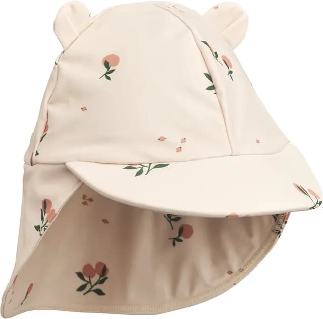LIEWOOD Senia Solhatt med öron Peach/Sea shell 6-9 mån