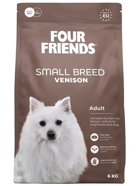 FourFriends Dog Small Breed Venison 6 kg