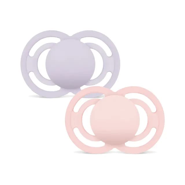 MAM Perfect Silicone 6-16 mån Pink 2-pack