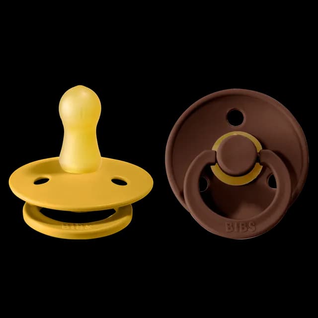 BIBS Colour Nappar Mustard/Mocha strl. 1 (0-6 månader) 2-pack