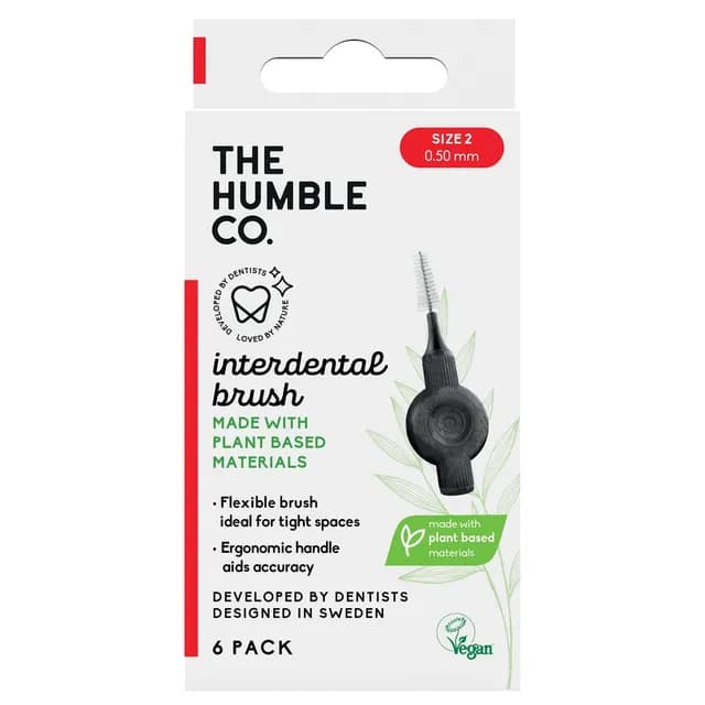 Humble Interdental Brush Plant-based Size 2 6 st