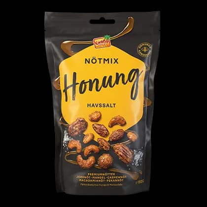 Exotic Snacks Nötmix Honung & Havssalt 150 g