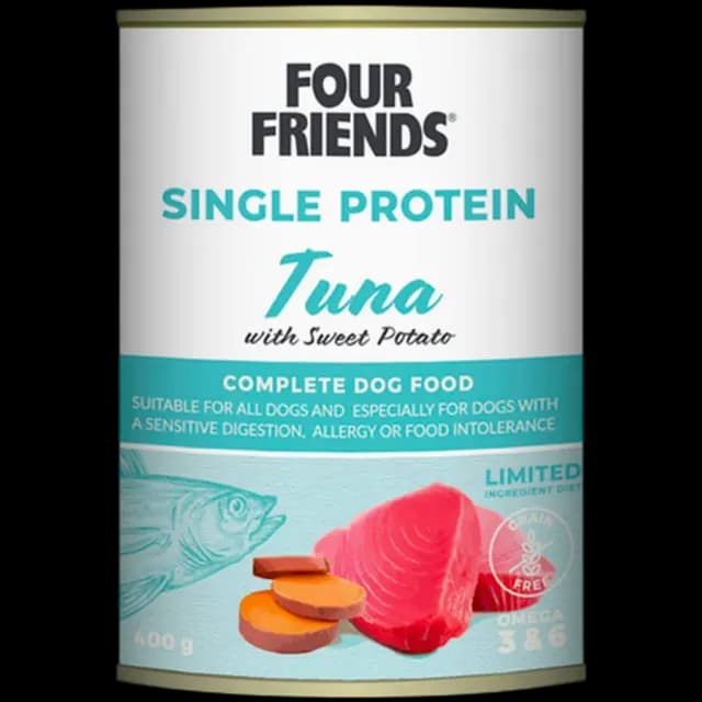 FourFriends Dog Tuna & Sweet Potato Våtfoder 400 g