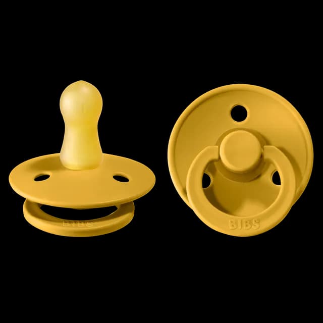 BIBS Colour Nappar Mustard/Mustard strl. 1 (0-6 månader) 2-pack