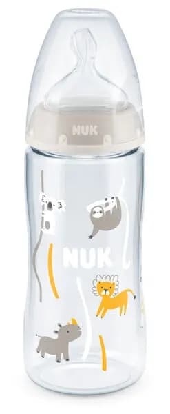NUK First Choice+ Temperature Control PP Bottle White 300 ml