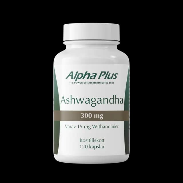 Alpha Plus Ashwagandha 120 kapslar