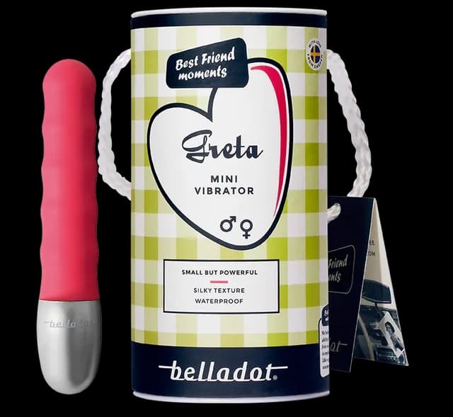 Belladot Greta Minivibrator Röd