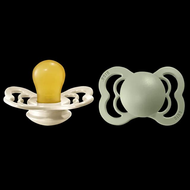 BIBS Supreme Latex Size 1 Ivory/Sage 2-pack