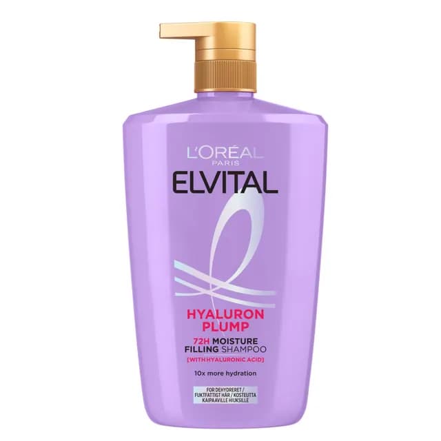 L'Oréal Paris Elvital Hyaluron Plump Schampo 1000 ml