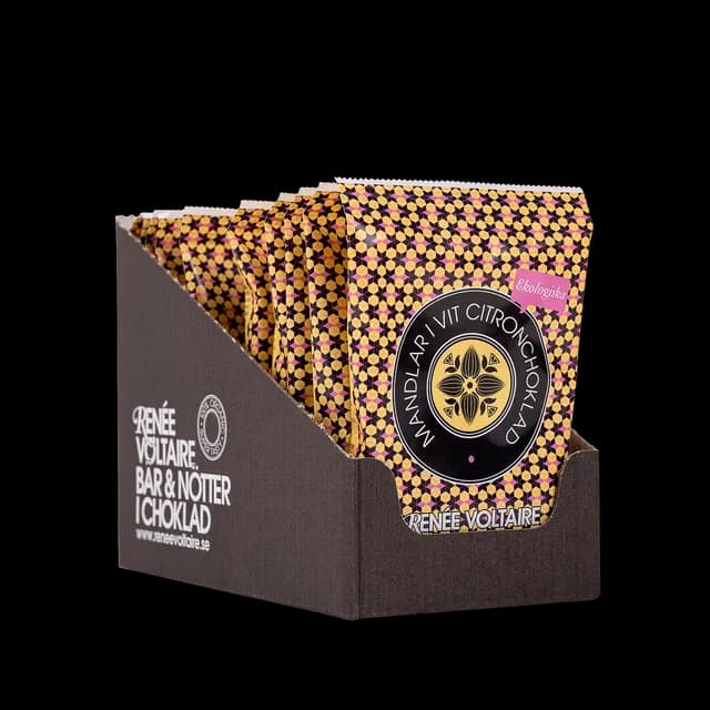 Renée Voltaire Mandlar i Vit Citronchoklad EKO 45 g 10-pack