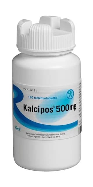 Kalcipos, filmdragerad tablett 500 mg 180 st