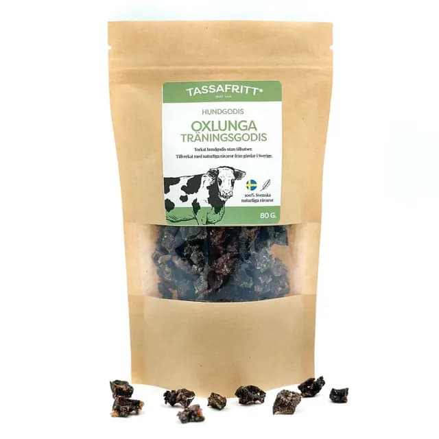 TassaFritt Oxlunga Träningsgodis 80 g