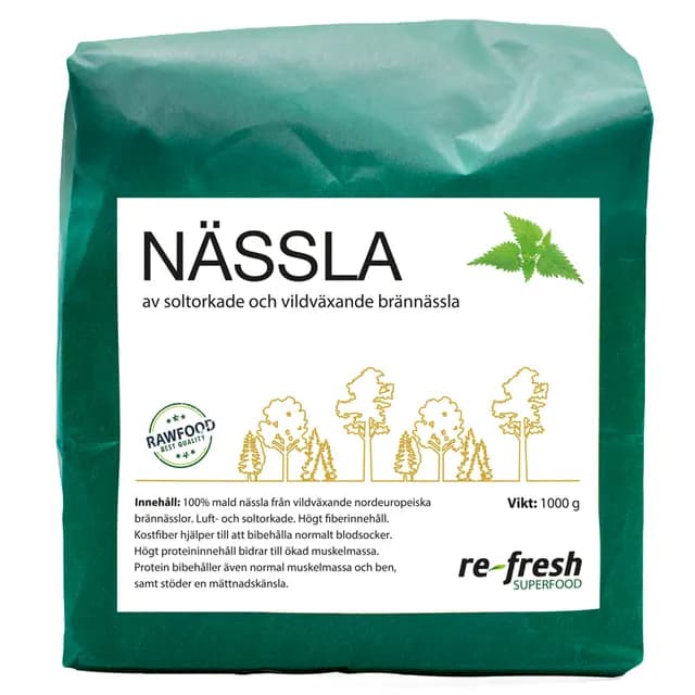 Re-fresh Superfood Nässelpulver finmalt 1 kg