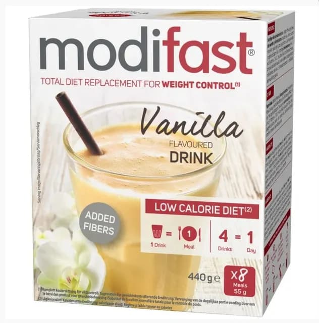 Modifast Low Calorie Diet Vanilla 8 x 55 g