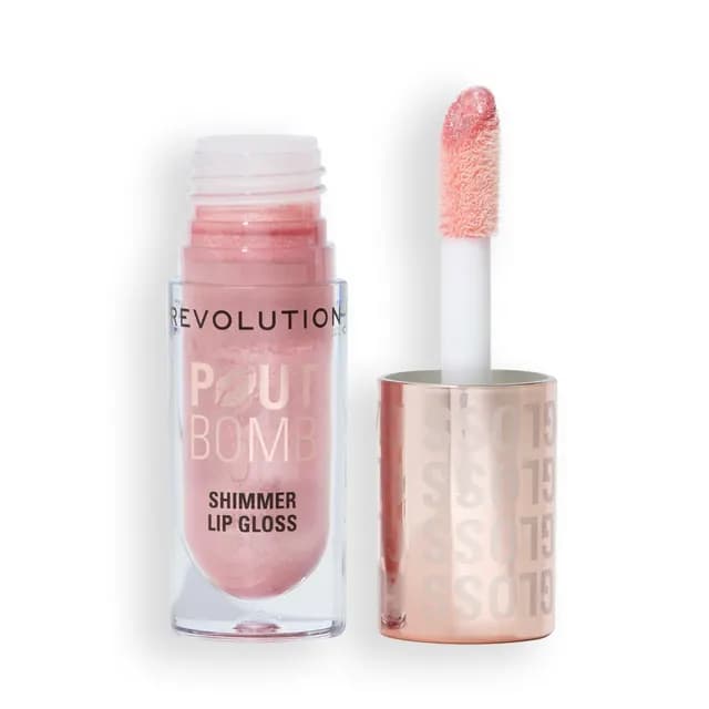 Revolution Pout Bomb Shimmer Gloss Shine Pink 4,5 ml