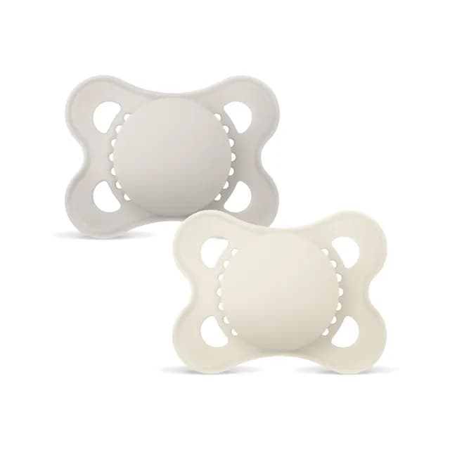 MAM Original Natural Rubber 0-6 mån Neutral Unprinted 2-pack