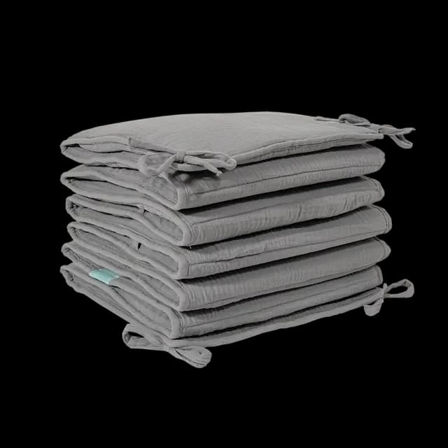 Najell Spjälsängsskydd Mercury Grey