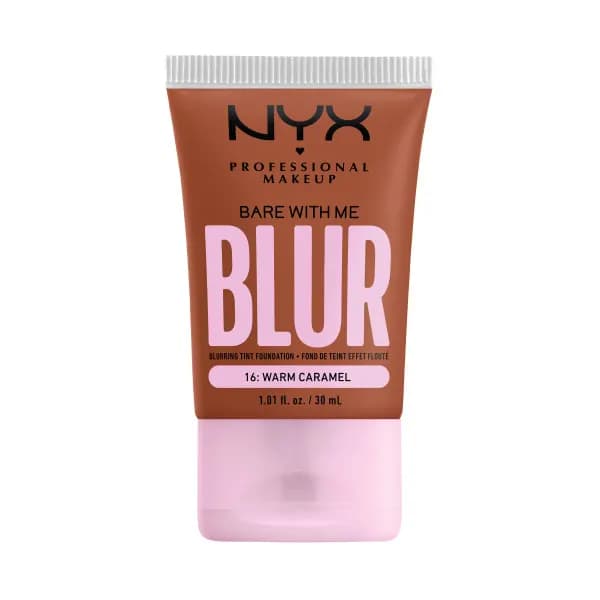 NYX Professional Makeup Bare With Me Blur Tint Foundation 16 Warm Caramel 30 ml
