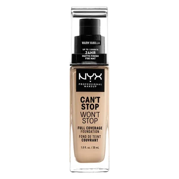 NYX Professional Makeup Can't Stop Won't Stop Foundation 6.3 Warm Vanilla 30 ml