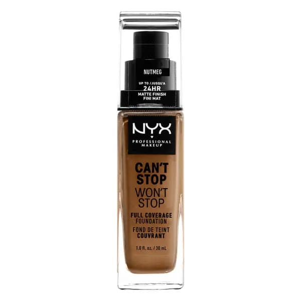 NYX Professional Makeup Can't Stop Won't Stop Foundation 16.5 Nutmeg 30 ml