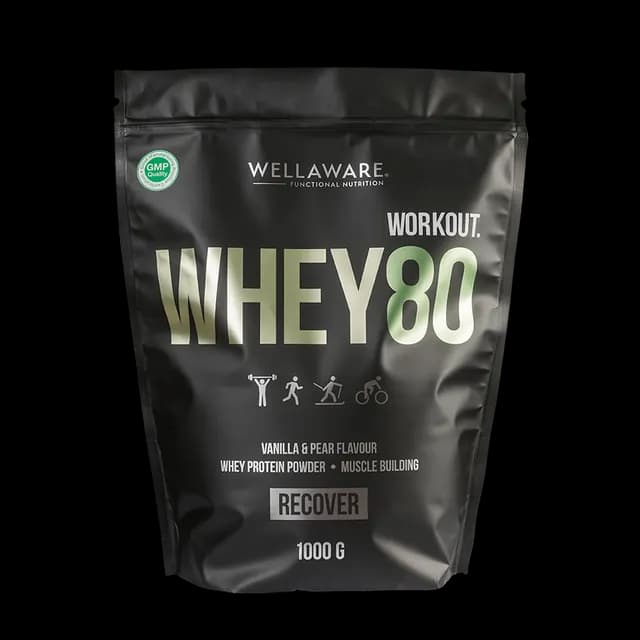 WellAware Whey 80 Vanilj/Päron 1000 g