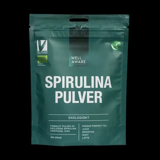 Wellaware Ekologisk Spirulina 200 g