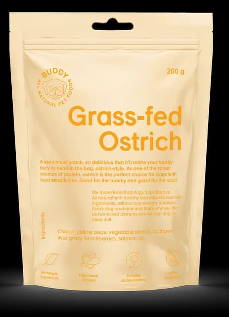 Buddy Grass-fed Ostrich 200 g