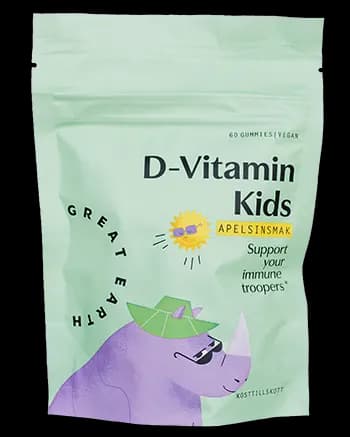 Great Earth D-Vitamin Kids Refill 60 gummies
