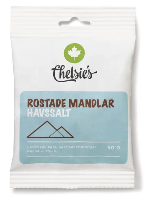 Chelsie's Rostade Mandlar Havssalt 60 g