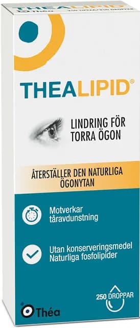 Thealipid 250 doser Ögondroppar 10 ml