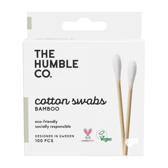 Humble Cotton Picks Bomullspinnar Vit 100 st