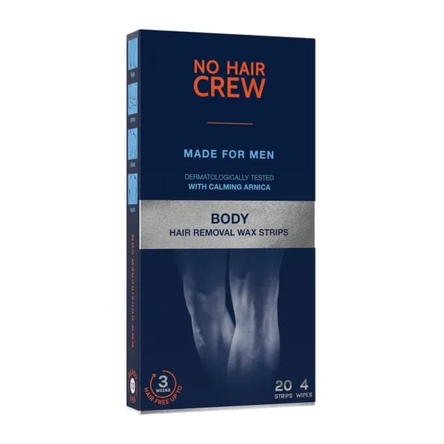No Hair Crew Hair Removal Wax Strips