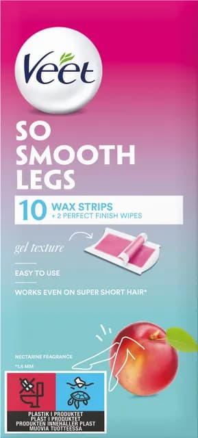 Veet Wax Strips för ben 10 st
