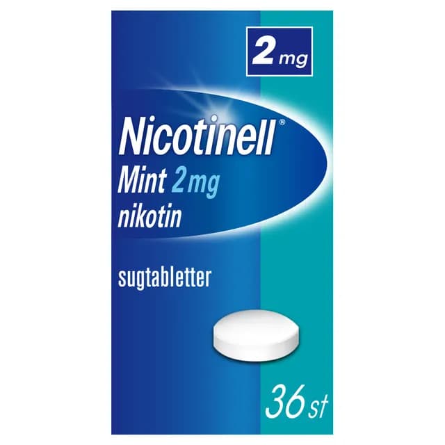 Nicotinell Mint komprimerad sugtablett 2 mg 36 st