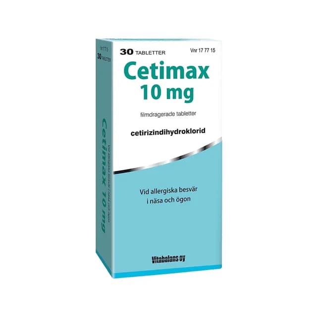 Cetimax filmdragerad tablett 10 mg 30 st