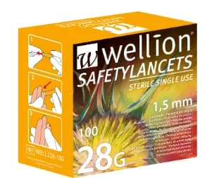 Wellion Säkerhetslancett  28 g 100-pack