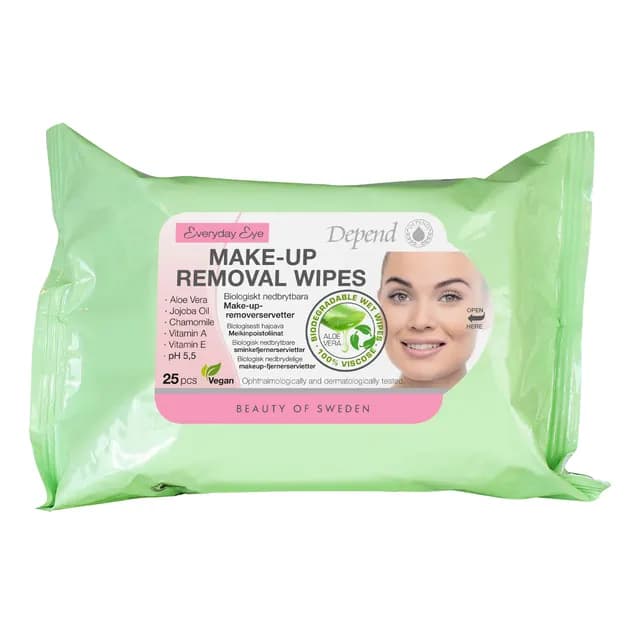 Depend Make-up Removal Wipe 1 st