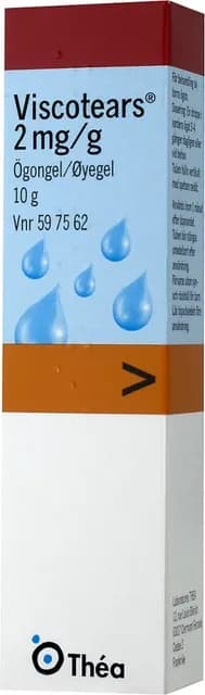 Viscotears, ögongel 2 mg/g 10 g