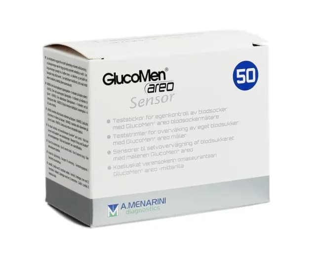 GlucoMen Areo Sensor, teststickor 2 x 25 st