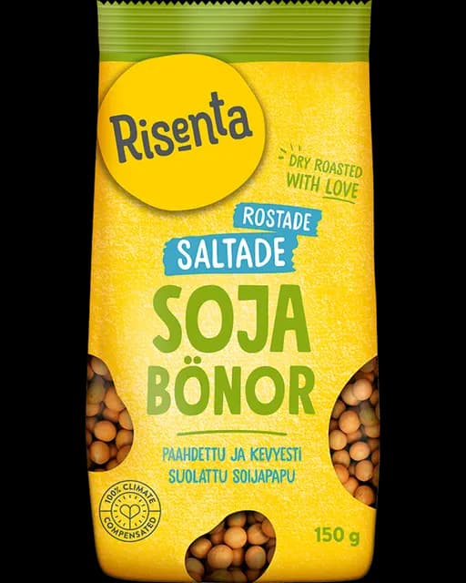 Risenta Sojabönor Rostade och Saltade 150 g