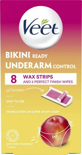 Veet Vaxremsor Bikini & Underarm Parfymerad 8 st