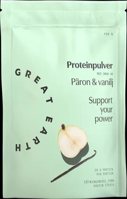 Great Earth Proteinpulver Päron 750 g