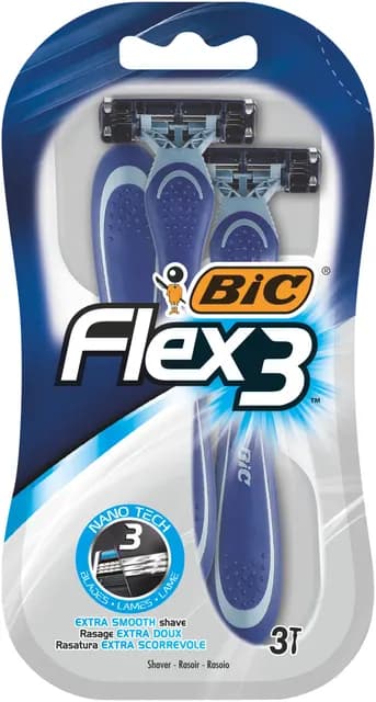 BIC Flex 3 Rakhyvlar 3 st