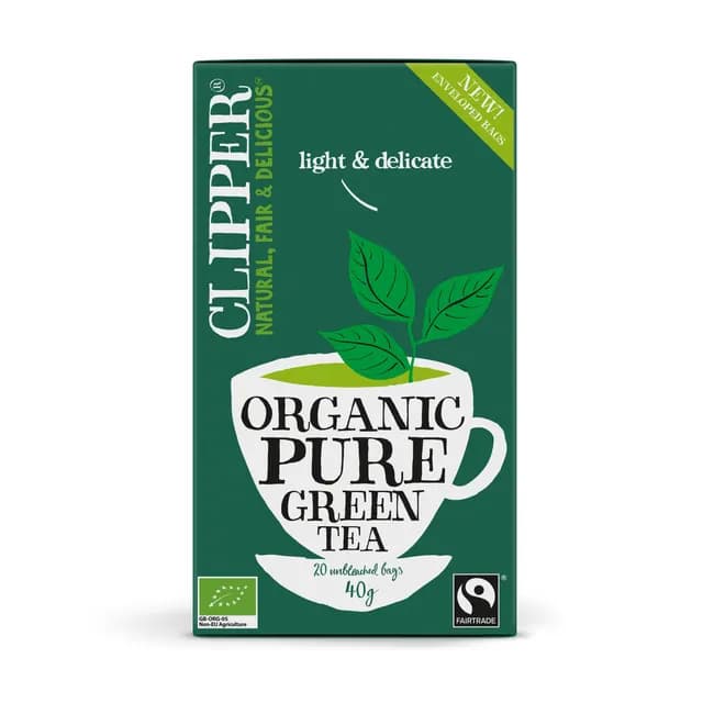Clipper Organic Pure Green Tea 20 st
