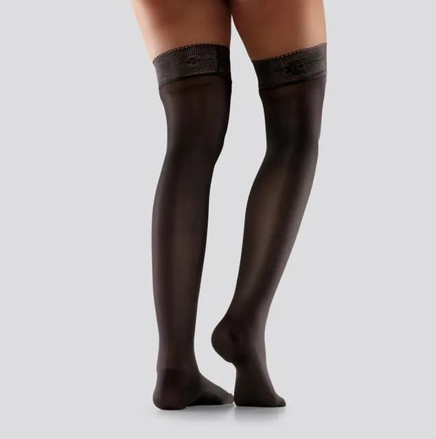 Mabs Nylon Stay Up Black L