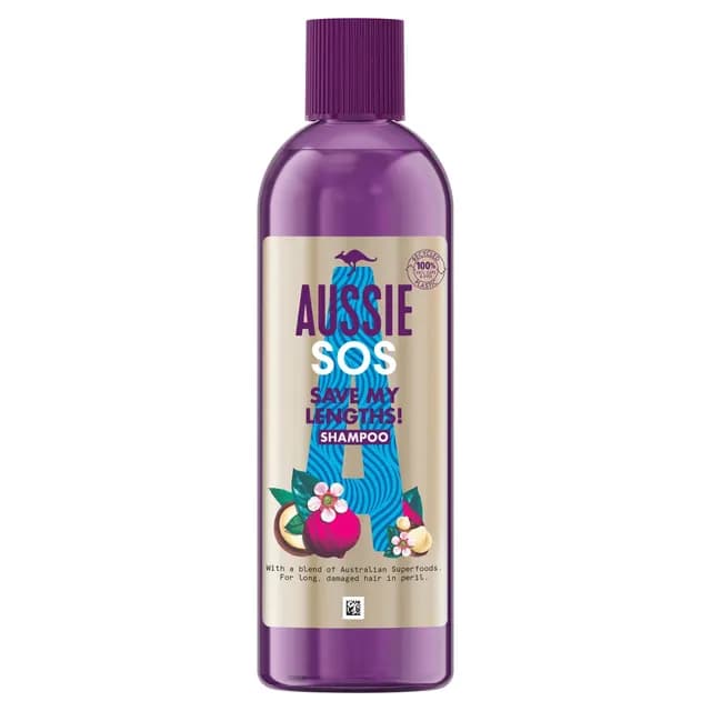 Aussie SOS Save My Lengths! Schampo För Skadat Hår I Knipa 290 ml